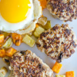 Apple Onion and Sage Breakfast Sausage - I buy ground pork from the grocery (for super cheap!) and then mix in the other ingredients for a homemade, Whole30 compliant breakfast in 10 minutes!