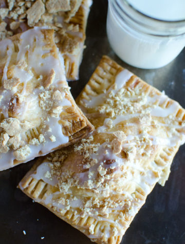 Homemade S'mores hand pies hold even better taste as your favorite store-bought S'mores Pop Tarts. Our kids love these and they are easy to make with pre-made refrigerated pie crusts!