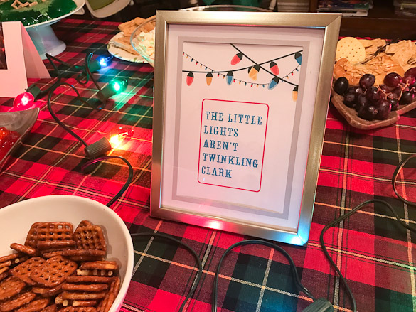 How to host a National Lampoon's Christmas Vacation movie viewing party, complete with a Christmas Vacation themed menu and decorations! Read below on how to host your own Christmas Vacation movie party with Christmas Vacation food and decor. Tell your guests to dress in their best tacky Griswold-inspired costumes!