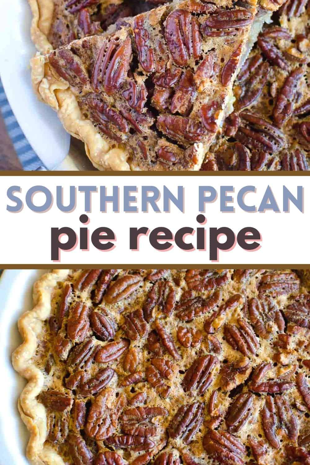 Pecan pie is a classic southern pie with just a few ingredients and few minutes. Our recipe is loaded with pecans and easy to make with a refrigerated pie crust.