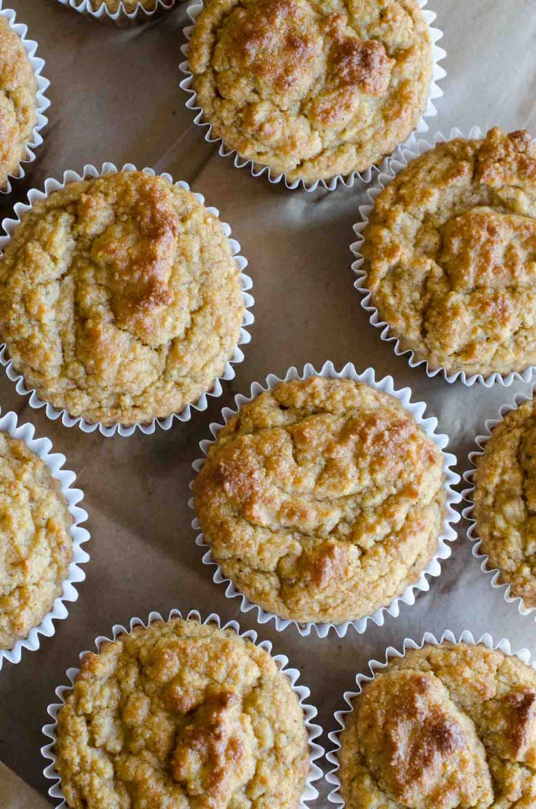 Almond Flour Banana Muffins (Glutenfree) PERFECT MUFFIN TEXTURE!