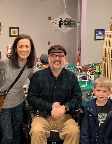 Keep Building Jackson artist Dr. Scott Crawford - a miniature model of downtown Jackson, MS built with all LEGO blocks.