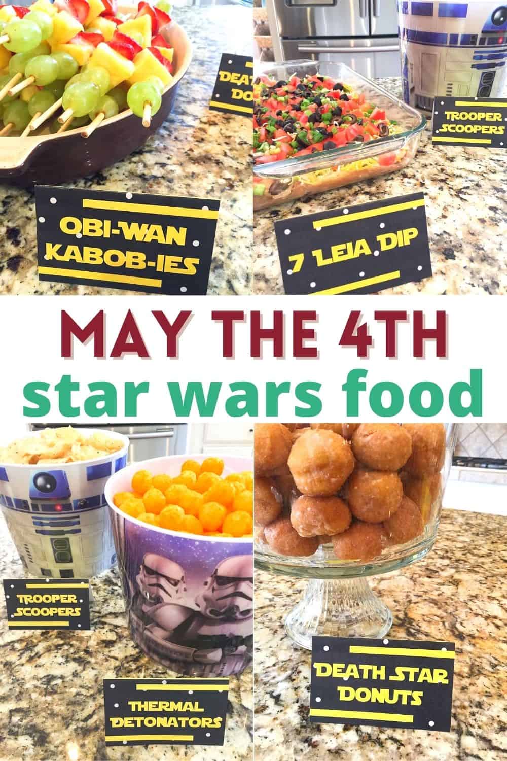Celebrate May the 4th with these Star Wars Day recipes and ideas! Plus a FREE printable of Star Wars food labels you can use for your own galaxy party!
