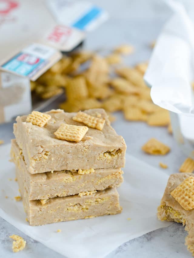 Peanut Butter Chex Protein Bars Story Easy Recipes for Family Time