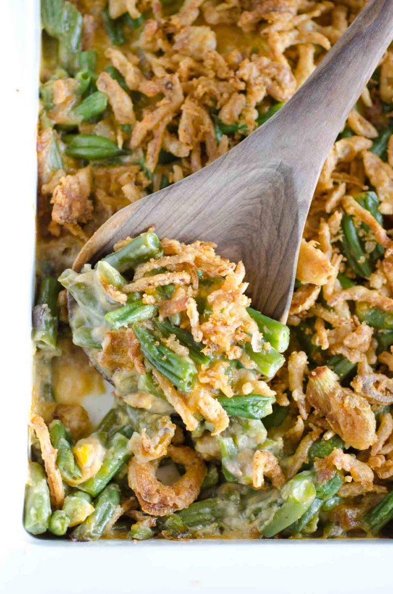 Easy Green Bean Casserole Make for Thanksgiving and Christmas!