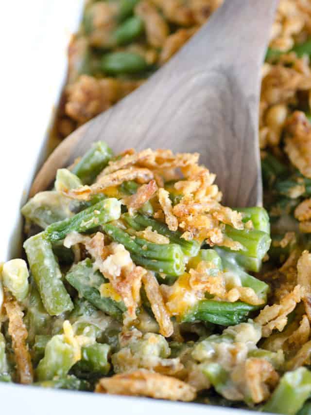 Classic Green Bean Casserole - Easy Recipes for Family Time - Seeded At ...