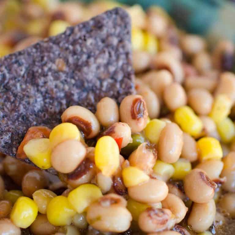 Black Eyed Peas Dip An easy black eyed peas recipe for the new year!
