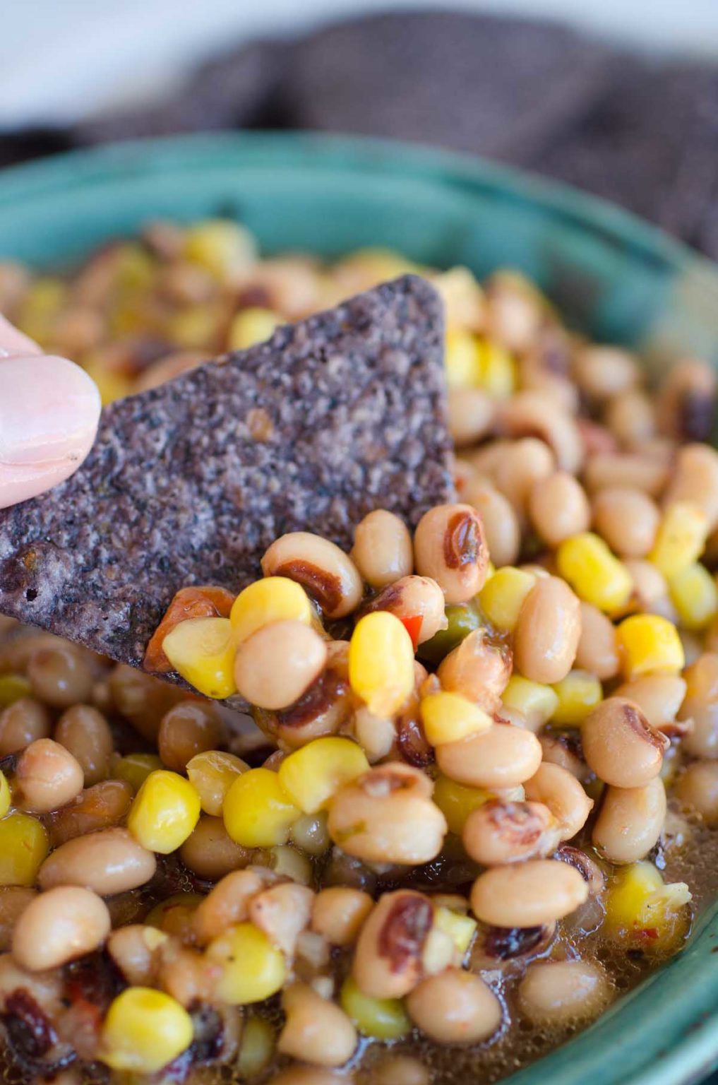 Black Eyed Peas Dip An easy black eyed peas recipe for the new year!