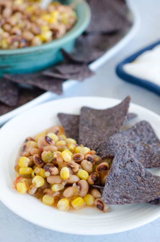 Black Eyed Peas Dip An easy black eyed peas recipe for the new year!