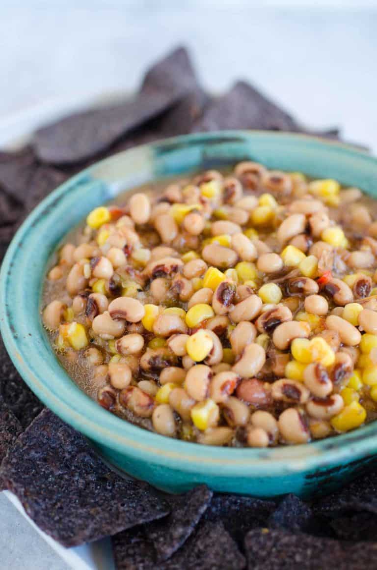 Black Eyed Peas Dip An easy black eyed peas recipe for the new year!