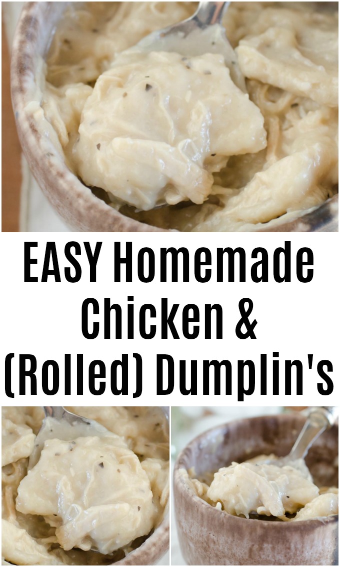 This EASY chicken and dumplings recipe is straight from a Southern gramma's kitchen. Come have a taste of the most delicious bowl of comfort! Copycat Cracker Barrel's chicken and dumplings.