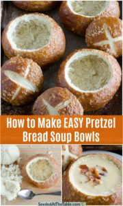 How to Make Pretzel Bread Bowls