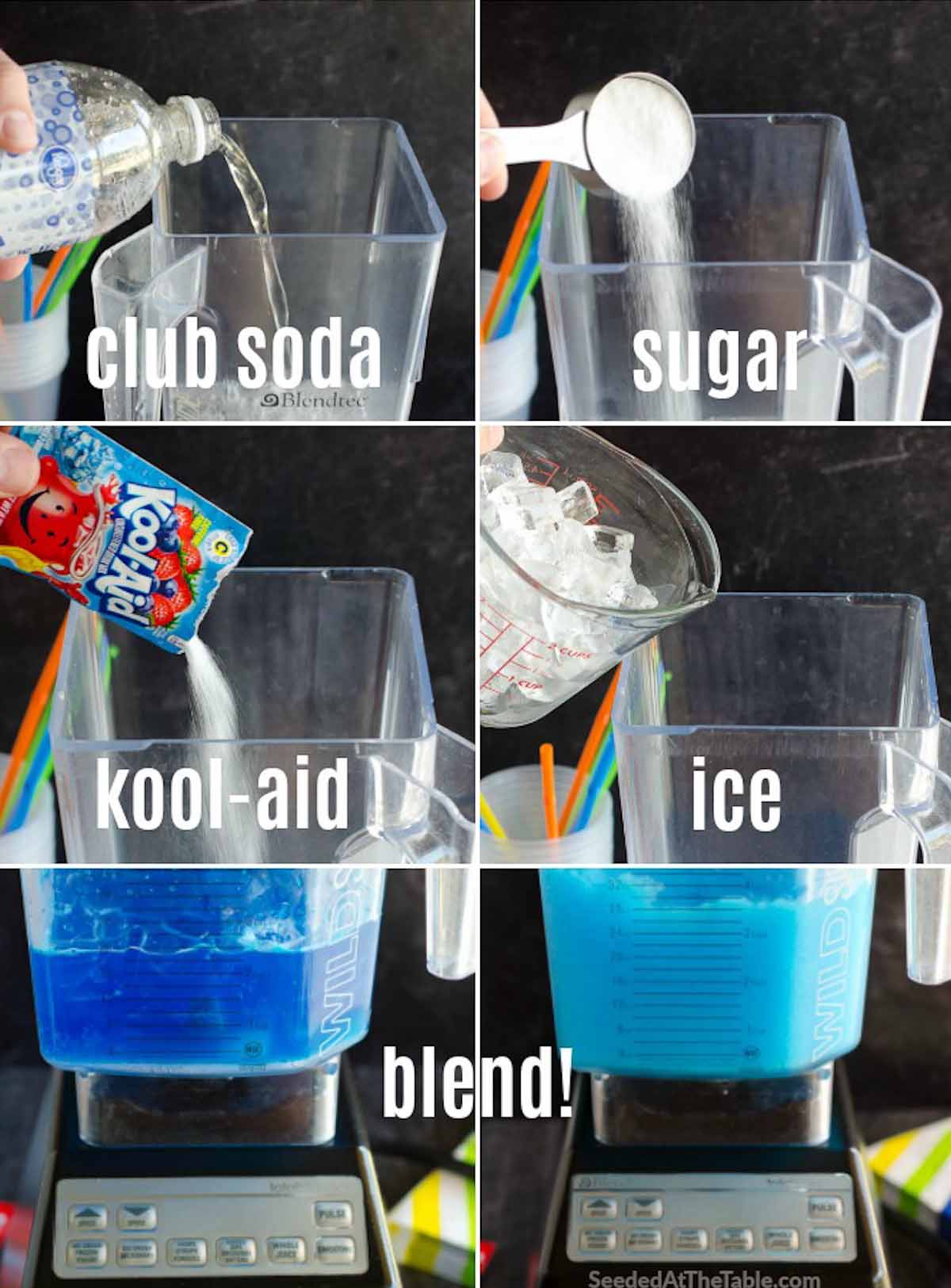 steps to make a slushie