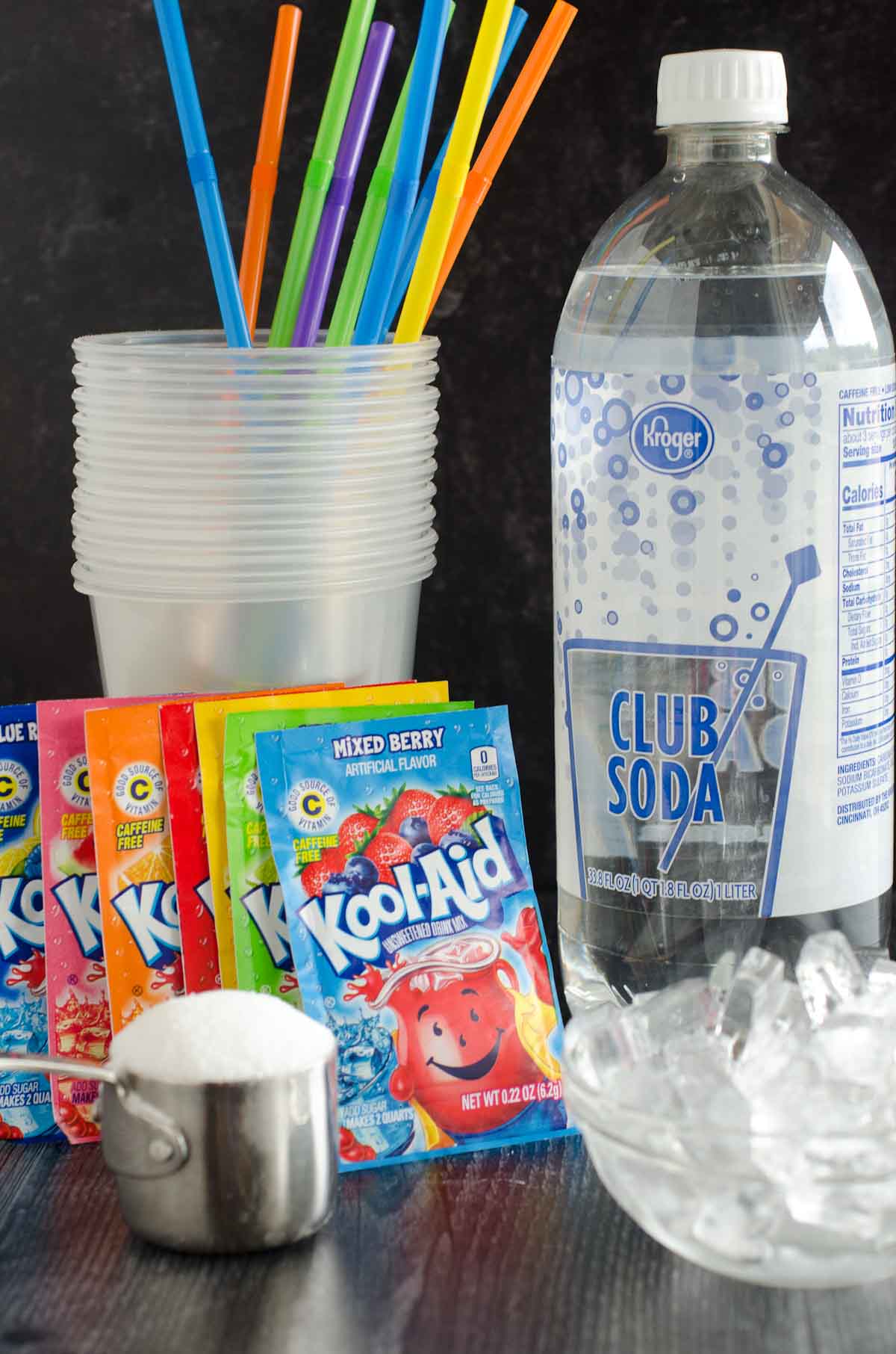 ingredients to make a slushie