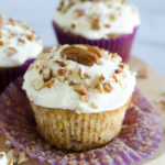 cupcakes with pecan topping