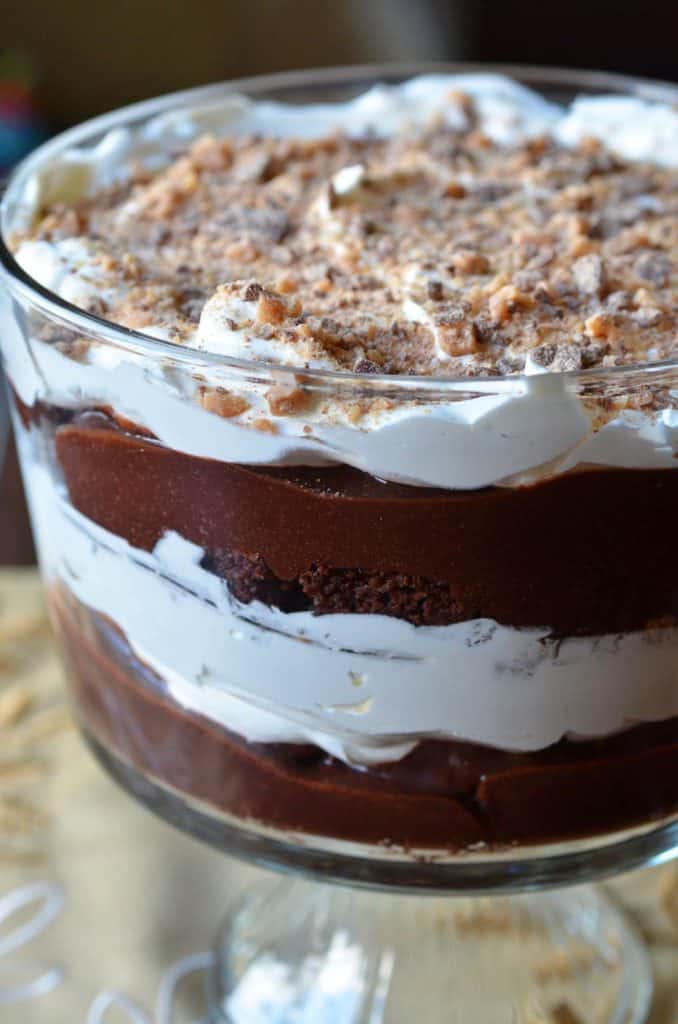 Death by Chocolate -Layers of Brownies, Pudding and Cool Whip!