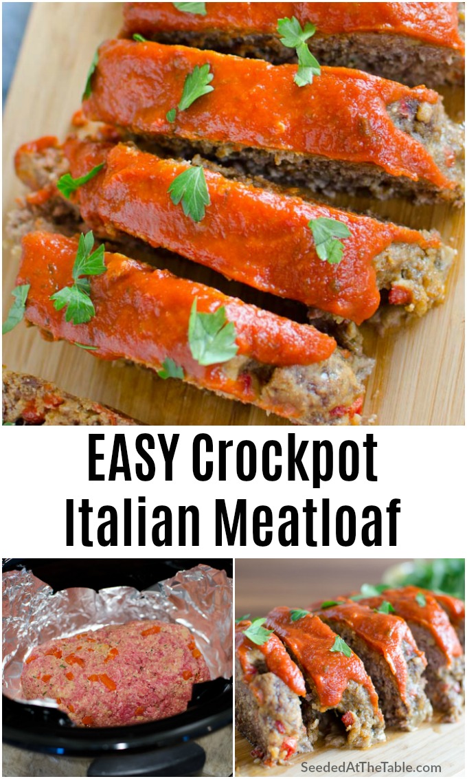 A tender and flavorful Italian meatloaf your whole family will love. This easy crockpot meatloaf takes only 15 minutes of prep!