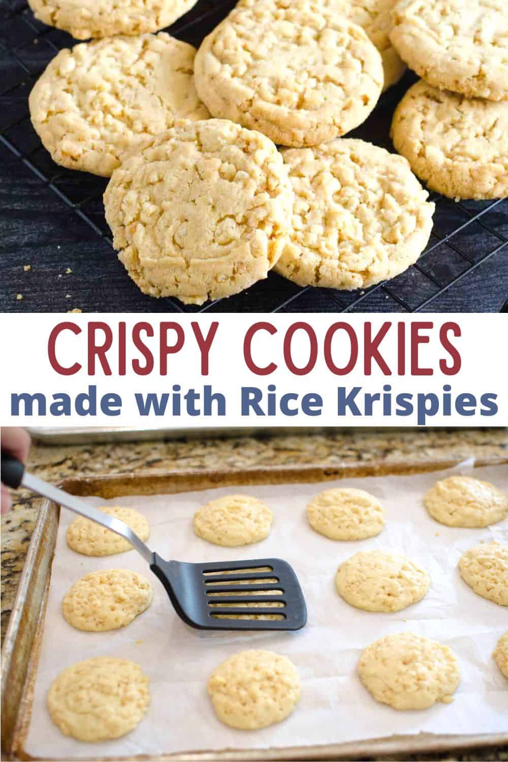 If you love cookies with a crunch, you will LOVE these Rice Krispie cookies! No need for marshmallows in this rice krispie treat. These cookies are so easy you'll make them over and over again!