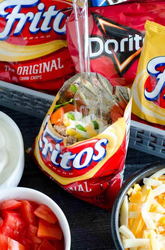 How to Make a Walking Taco Easy family dinner or party recipe!