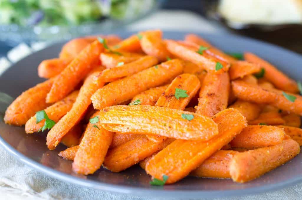 Glazed Carrots with Honey Mustard EASY vegetable side dish recipe!