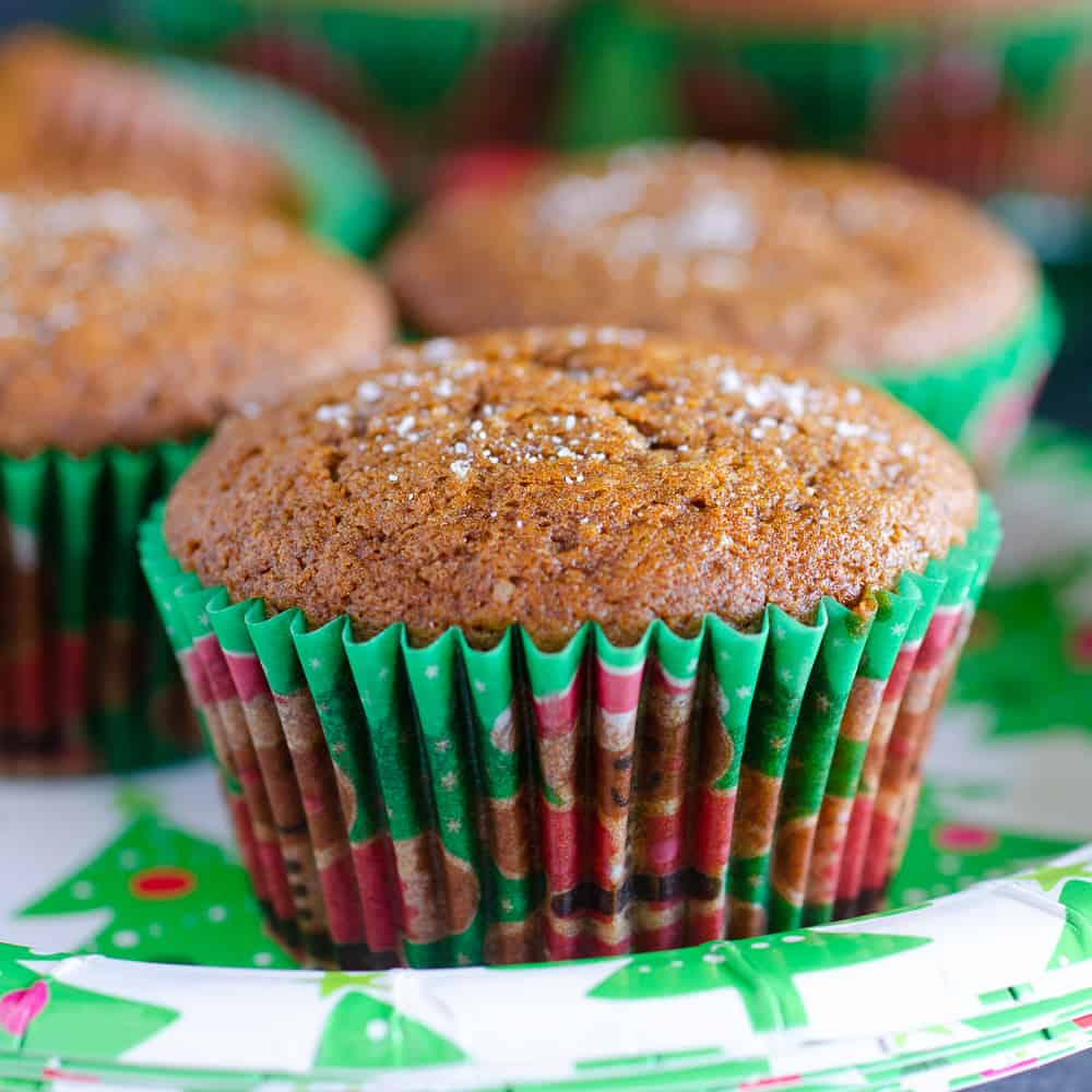 Easy Gingerbread Muffins Make for Christmas brunch!