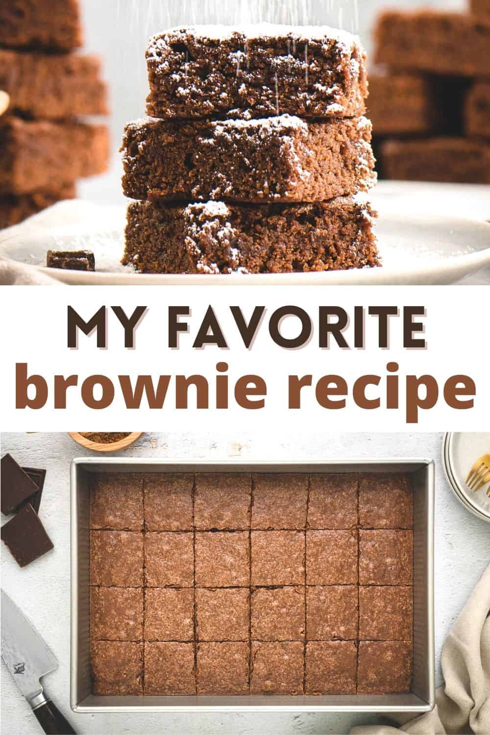 This is the perfect brownie recipe and tastes better from scratch. Use just one mixing bowl and a wooden spoon. You will love these delicious, moist, fudgy brownies!