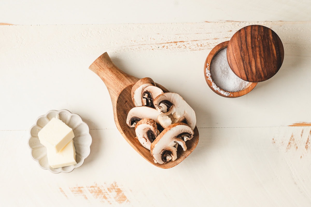 ingredients for sauteed mushrooms recipe